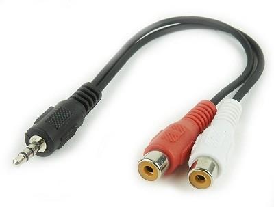 CABLE AUDIO 3.5MM TO 2RCA/SOCKET CCA-406 GEMBIRD  CCA-406 8716309026215