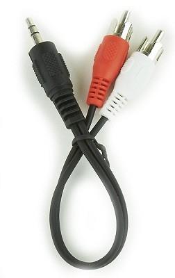 CABLE AUDIO 3.5MM TO 2RCA 0.2M/CCA-458/0.2 GEMBIRD  CCA-458/0.2 8716309026550