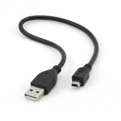 CABLE USB2 AM-MINI 30CM BLACK/CCP-USB2-AM5P-1 GEMBIRD  CCP-USB2-AM5P-1 8716309060738