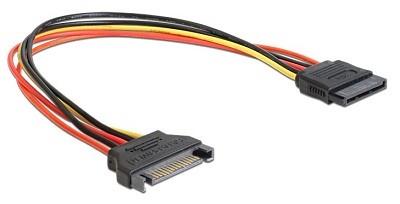 CABLE POWER EXTENSION SATA/0.3M CC-SATAMF-01 GEMBIRD  CC-SATAMF-01 8716309086615