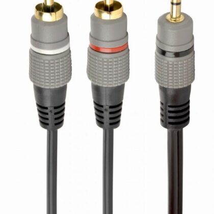 CABLE AUDIO 3.5MM TO 2RCA 1.5M/GOLD CCA-352-1.5M GEMBIRD  CCA-352-1.5M 8716309104760