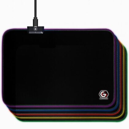 MOUSE PAD GAMING LED MEDIUM/MP-GAMELED-M GEMBIRD  MP-GAMELED-M 8716309110716