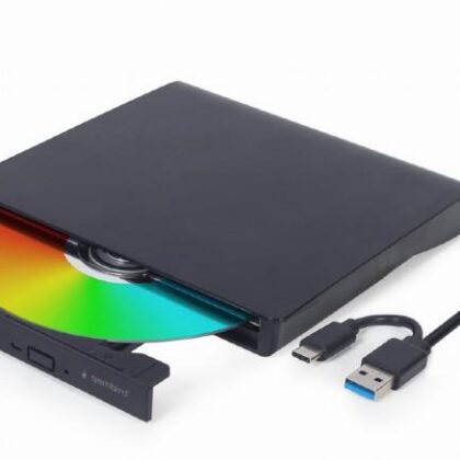 DVD RW USB3/USB-C 8X EXT RTL/BLACK DVD-USB-03 GEMBIRD  DVD-USB-03 8716309125130