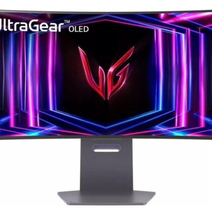 Monitor LG 34GS95QE-B 34" Gaming/Curved Panel OLED 3440x1440 21:9 240Hz Matte 0.03 ms Swivel Height adjustable Tilt Colour Black 34GS95QE-B  34GS95QE-B 8806084809421