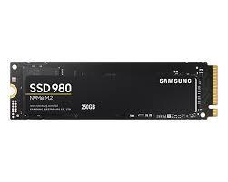 SSD SAMSUNG 980 250GB M.2 PCIE NVMe MLC Write speed 1300 MBytes/sec Read speed 2900 MBytes/sec 2.38mm TBW 150 TB MTBF 1500000 hours MZ-V8V250BW  MZ-V8V250BW 8806090572234