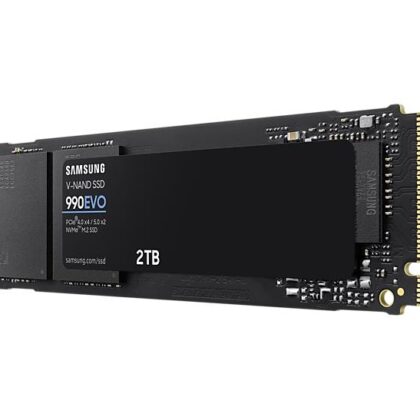 SSD SAMSUNG 990 EVO 2TB M.2 PCIe Gen5 NVMe TLC Write speed 4200 MBytes/sec Read speed 5000 MBytes/sec 2.38mm TBW 1200 TB MZ-V9E2T0BW  MZ-V9E2T0BW 8806095300269