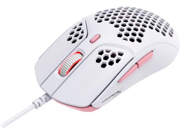 MOUSE USB OPTICAL PULSEFIRE/HASTE HMSH1-A-WT/G HYPERX  4P5E4AA 196188046500