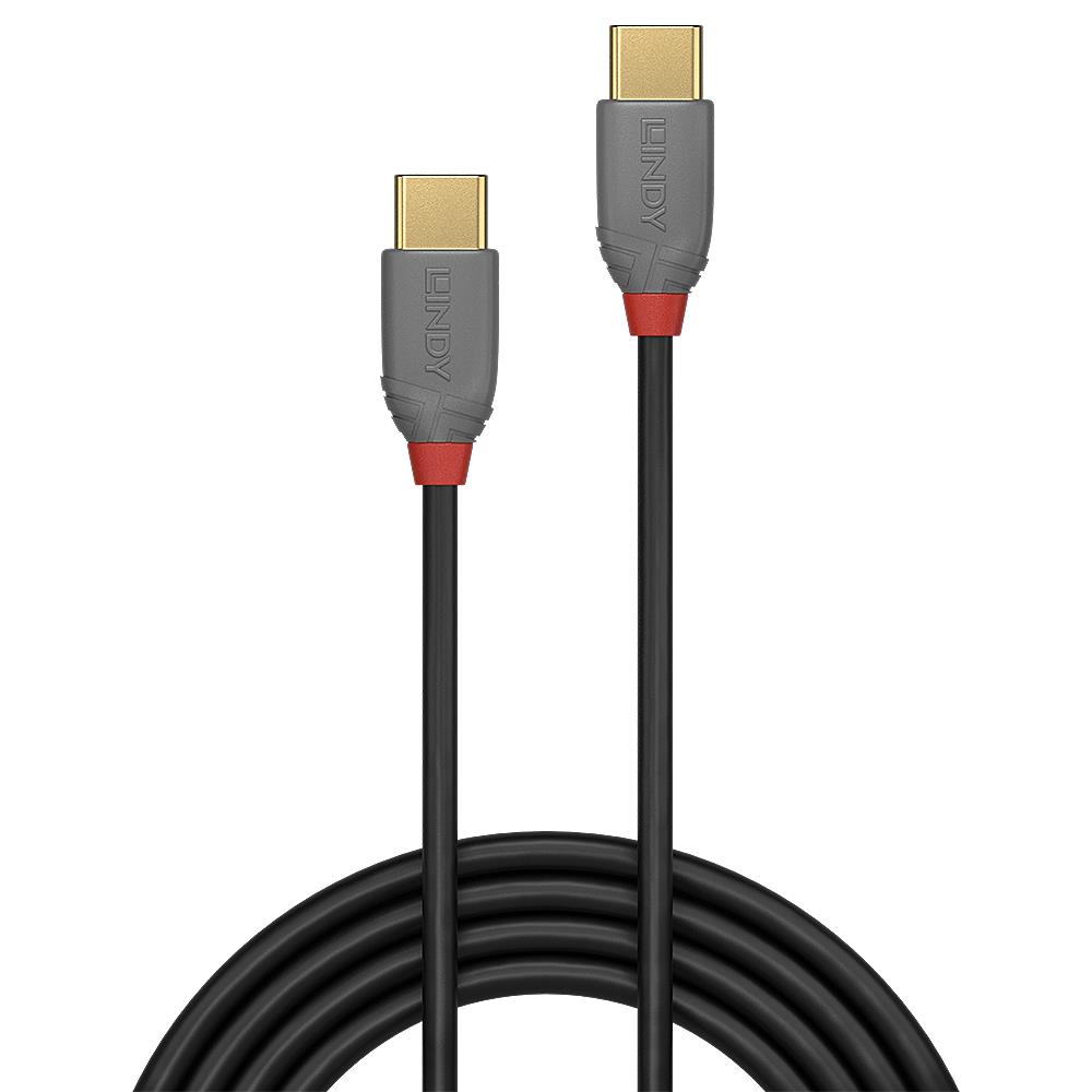 CABLE USB2 TYPE C 1M/ANTHRA 36871 LINDY  36871 4002888368711