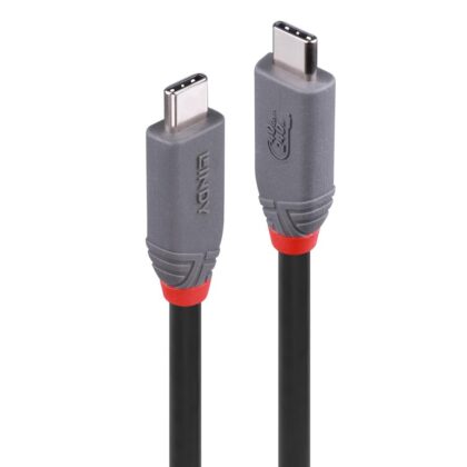 CABLE USB4 240W TYPE C 2M/40GBPS ANTHRA LINE 36958 LINDY  36958 4002888369589