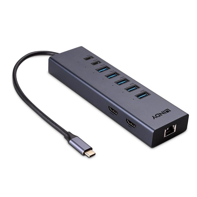 I/O DOCKING STATION USB-C/DST-MINI DUO 43373 LINDY  43373 4002888433730