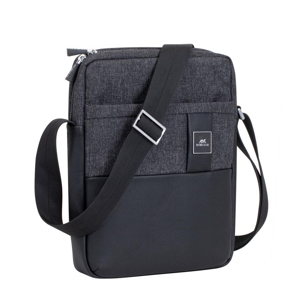 TABLET CASE CROSSBODY 11"/8811 BLACK MELANGE RIVACASE  8811BLACKMELANGE 4260403579176