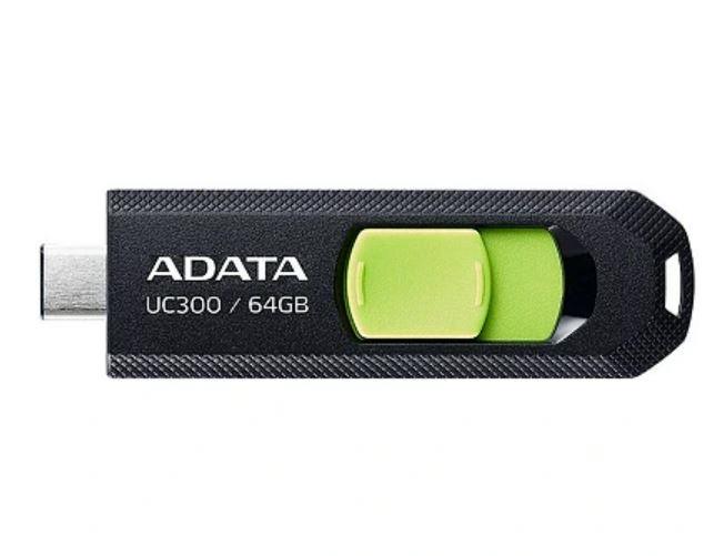 MEMORY DRIVE FLASH USB-C 64GB/ACHO-UC300-64G-RBK/GN ADATA  ACHO-UC300-64G-RBK/GN 4711085939128