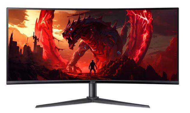 LCD Monitor ACER UM.CX0EE.H01 34" Gaming/Curved/21 : 9 Panel VA 3440x1440 21:9 100Hz Matte 1 ms Height adjustable Tilt Colour Black UM.CX0EE.H01  UM.CX0EE.H01 4711121894046