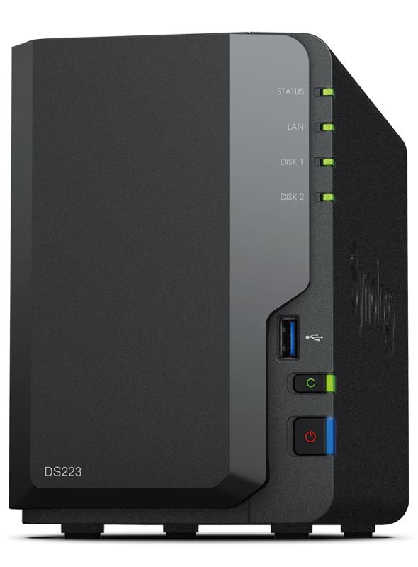 NAS STORAGE TOWER 2BAY/NO HDD USB3.2 DS223 SYNOLOGY  DS223 4711174724772