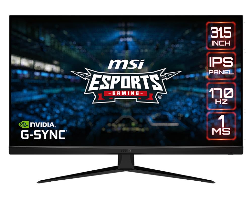 LCD Monitor MSI G321Q 32" Gaming Panel IPS 2560x1440 16:9 170Hz Matte 1 ms Tilt Colour Black G321Q  G321Q 4711377000208