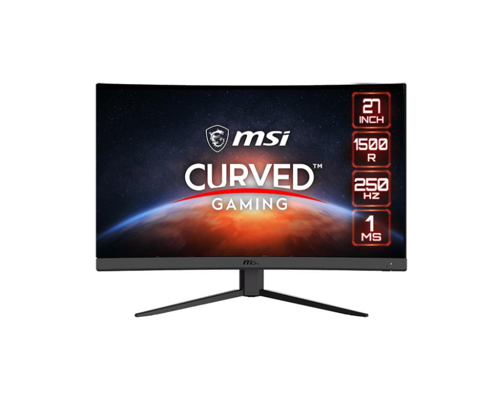 LCD Monitor MSI G27C4X 27" Gaming/Curved Panel VA 1920x1080 16:9 250 Hz Matte 1 ms Tilt Colour Black G27C4X  G27C4X 4711377018456