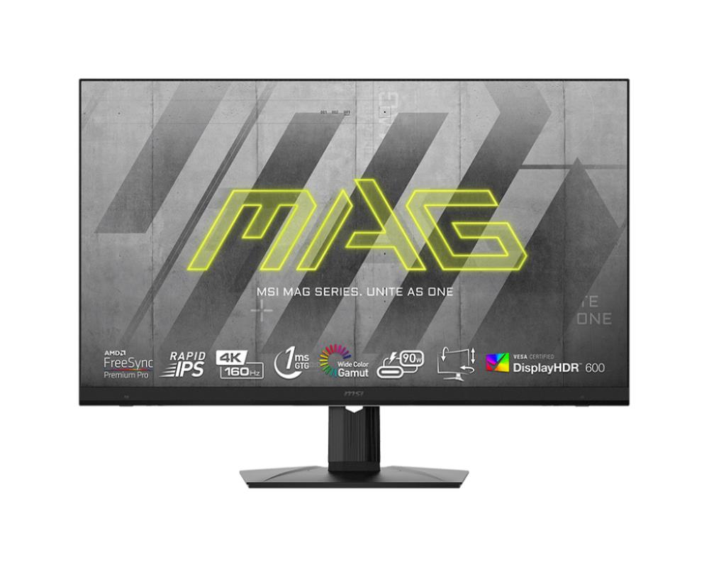 LCD Monitor MSI MAG 323UPF 32" Gaming/4K Panel IPS 3840x2160 16:9 160Hz Matte 1 ms Swivel Height adjustable Tilt Colour Black MAG323UPF  MAG323UPF 4711377085847