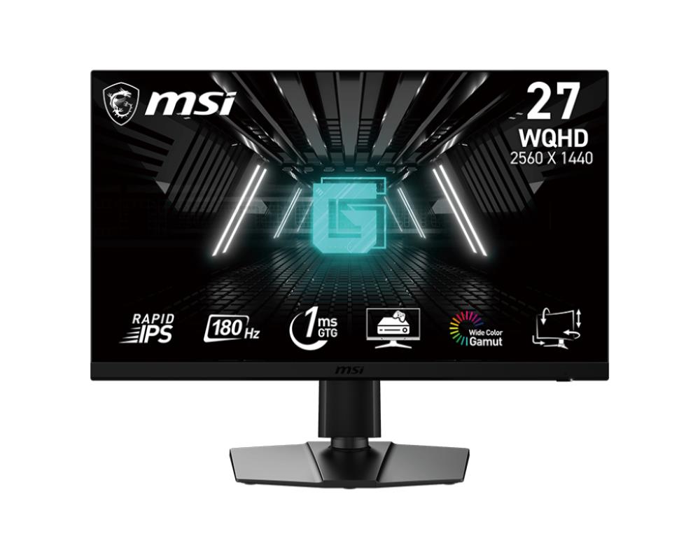 LCD Monitor MSI G272QPF E2 27" Gaming Panel IPS 2560x1440 16:9 180Hz 1 ms Swivel Pivot Height adjustable Tilt G272QPFE2  G272QPF E2 4711377141765