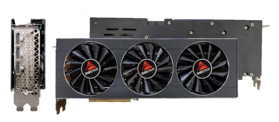 Graphics Card BIOSTAR NVIDIA GeForce RTX 3080 10 GB GDDR6X PCIE 4.0 16x GPU 1440 MHz Triple slot Fansink 1xHDMI 3xDisplayPort VN3816RMT3  VN3816RMT3 4712960687004