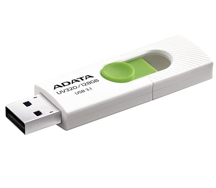 MEMORY DRIVE FLASH USB3 128GB/WHITE AUV320-128G-RWHGN ADATA  AUV320-128G-RWHGN 4713218462855