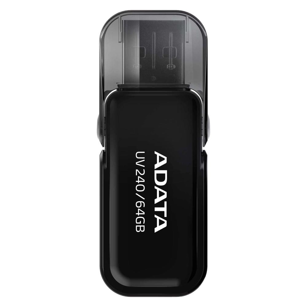 MEMORY DRIVE FLASH USB2 64GB/BLACK AUV240-64G-RBK ADATA  AUV240-64G-RBK 4713218465405