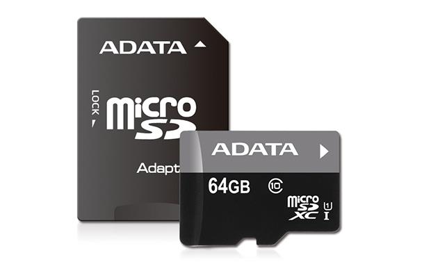 MEMORY MICRO SDXC 64GB CLASS10/W/AD AUSDX64GUICL10-RA1 ADATA  AUSDX64GUICL10-RA1 4713435796849