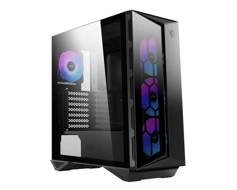 Case MSI MPG GUNGNIR 110R MidiTower Case product features Transparent panel Not included ATX MicroATX MiniITX Colour Black MPGGUNGNIR110R  MPGGUNGNIR110R 4719072715601