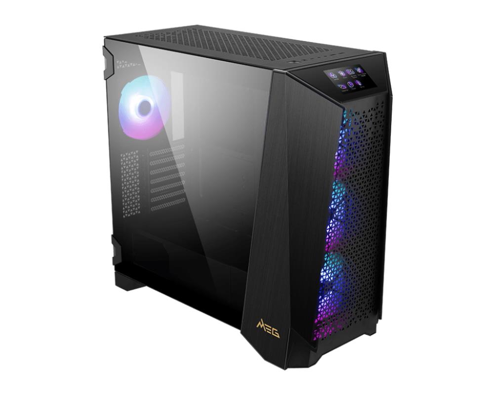 Case MSI MEG PROSPECT 700R MidiTower Case product features Transparent panel Not included ATX EATX MicroATX Colour Black MEGPROSPECT700R  MEGPROSPECT700R 4719072945848