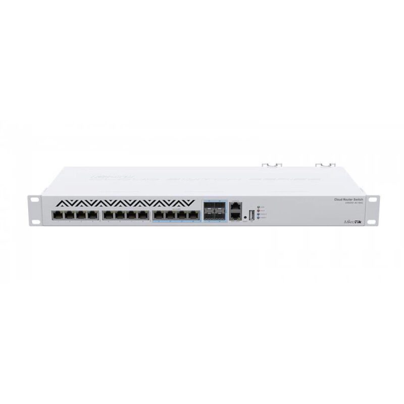 Switch MIKROTIK Type L3 Rack 1U 8x10Base-T / 100Base-TX 4xSFP 1xRJ45 CRS312-4C+8XG-RM  CRS312-4C+8XG-RM 4752224002150