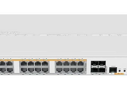 Switch MIKROTIK Type L3 Rack 24x10Base-T / 100Base-TX / 1000Base-T 4xSFP+ 1xRJ45 CRS328-24P-4S+RM  CRS328-24P-4S+RM 4752224002228