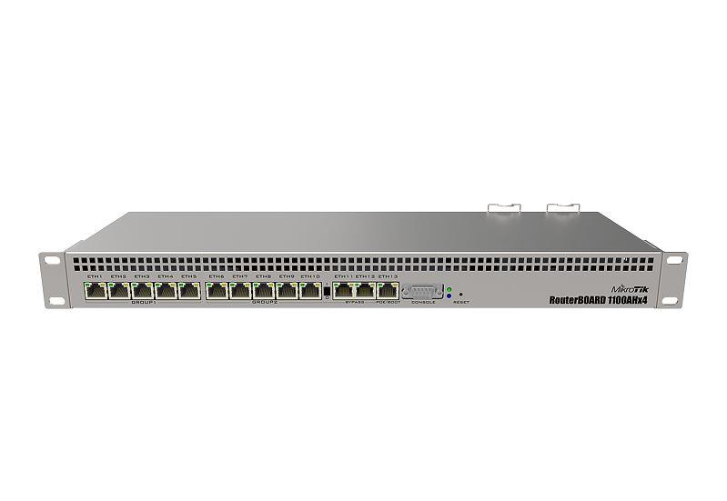 NET ROUTER 10/100/1000M 13PORT/RB1100X4 MIKROTIK  RB1100X4 4752224002662