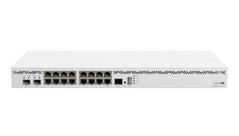 NET ROUTER 1000M 16PORT/CCR2004-16G-2S+ MIKROTIK  CCR2004-16G-2S+ 4752224007704