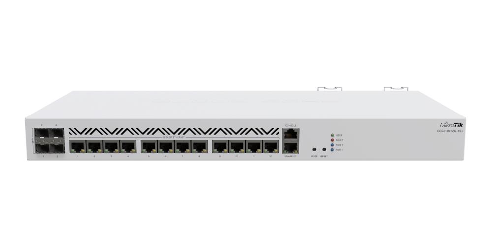 NET ROUTER 1000M 12PORT 4SFP+/CCR2116-12G-4S+ MIKROTIK  CCR2116-12G-4S+ 4752224007919