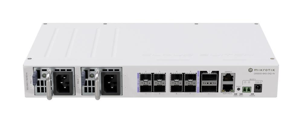 Switch MIKROTIK 10xSFP28 1xConsole CRS510-8XS-2XQ-IN  CRS510-8XS-2XQ-IN 4752224008466