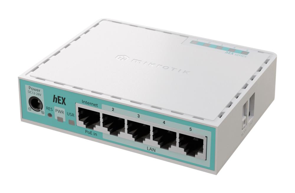 NET ROUTER 10/100/1000M 5P HEX/E50UG MIKROTIK  E50UG 4752224009616