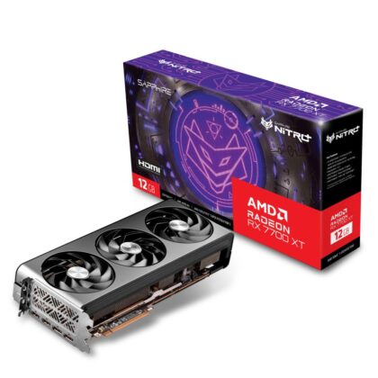 Graphics Card SAPPHIRE AMD Radeon RX 7700 XT 12 GB GDDR6 192 bit PCIE 4.0 16x 2xHDMI 2xDisplayPort 11335-02-20G  11335-02-20G 4895106294370