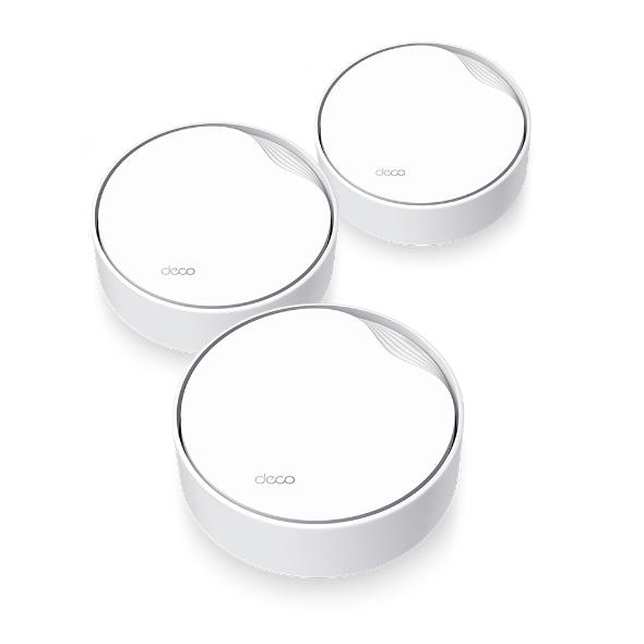 Wireless Router TP-LINK Wireless Router 3-pack 3000 Mbps Mesh Wi-Fi 6 1×10/100/1000M 1×2.5GbE DHCP DECOX50-POE(3-PACK)  DECOX50-POE(3-PACK) 4897098687918