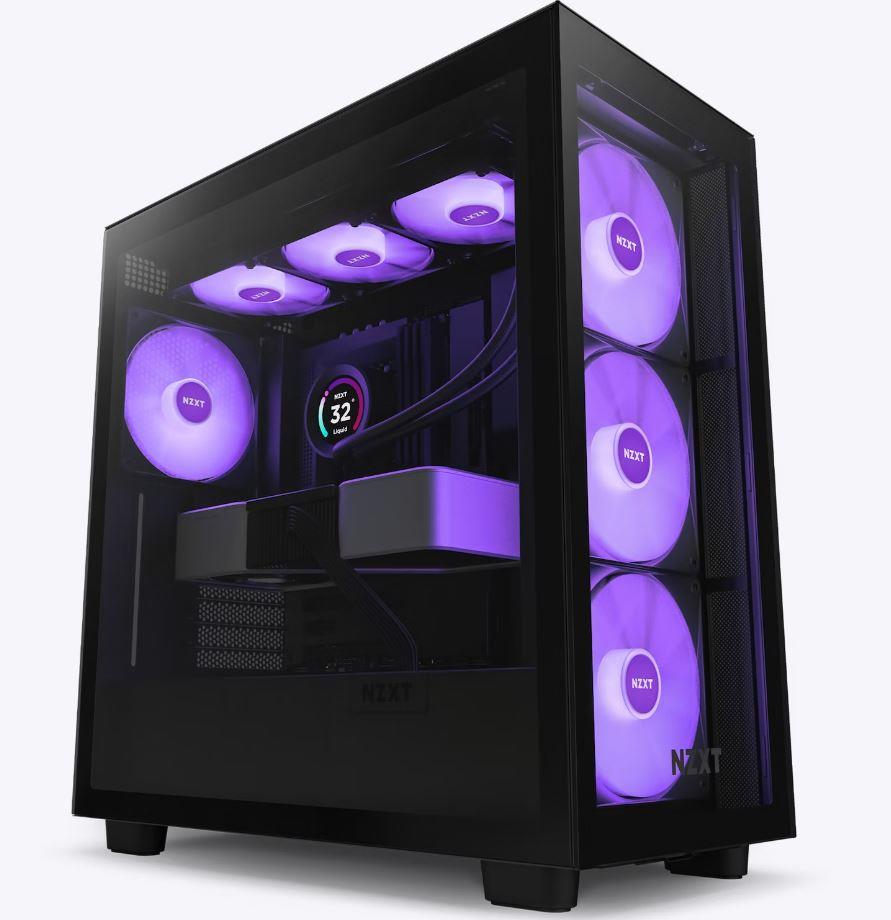 Case NZXT H7 Elite MidiTower Not included ATX MicroATX MiniITX Colour Black CM-H71EB-02  CM-H71EB-02 5056547203515