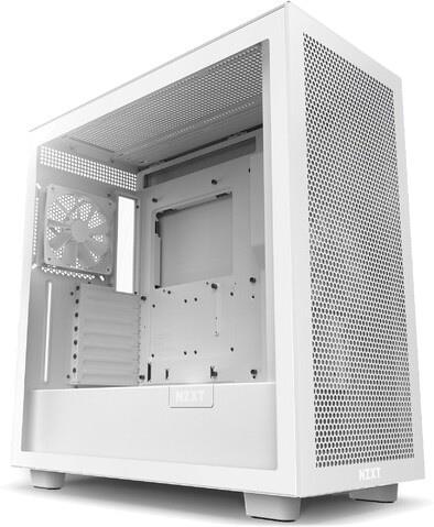 Case NZXT H7 Flow MidiTower ATX EATX MicroATX MiniITX Colour White CM-H72FW-01  CM-H72FW-01 5056547205519