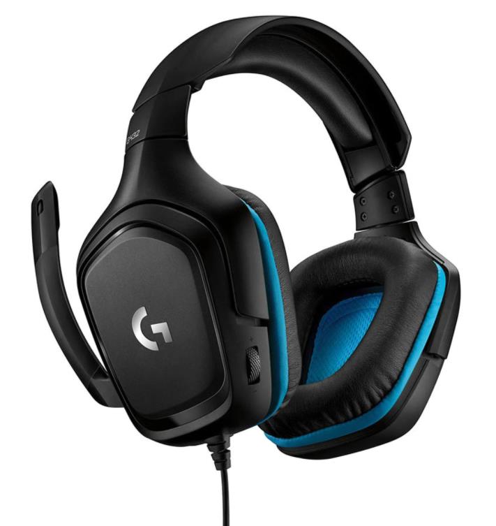 HEADSET GAMING G432/BLACK 981-000770 LOGITECH  981-000770 5099206082410