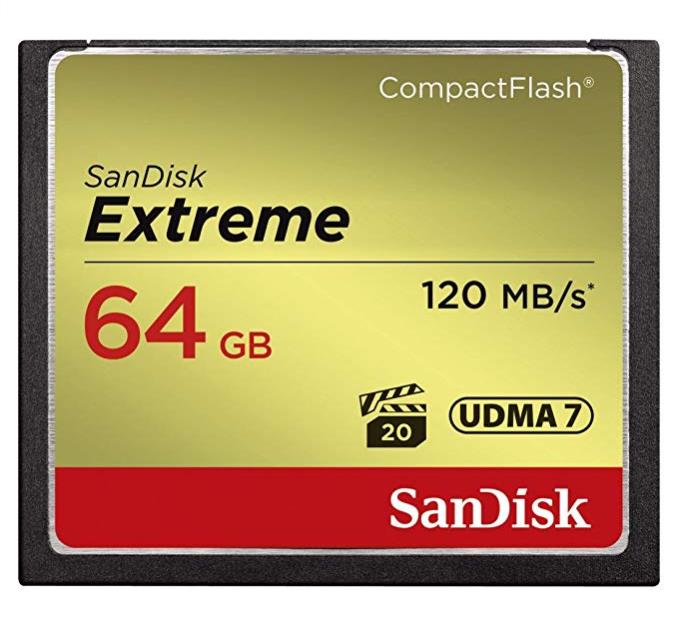 MEMORY COMPACT FLASH 64GB/SDCFXSB-064G-G46 SANDISK  SDCFXSB-064G-G46 619659123710