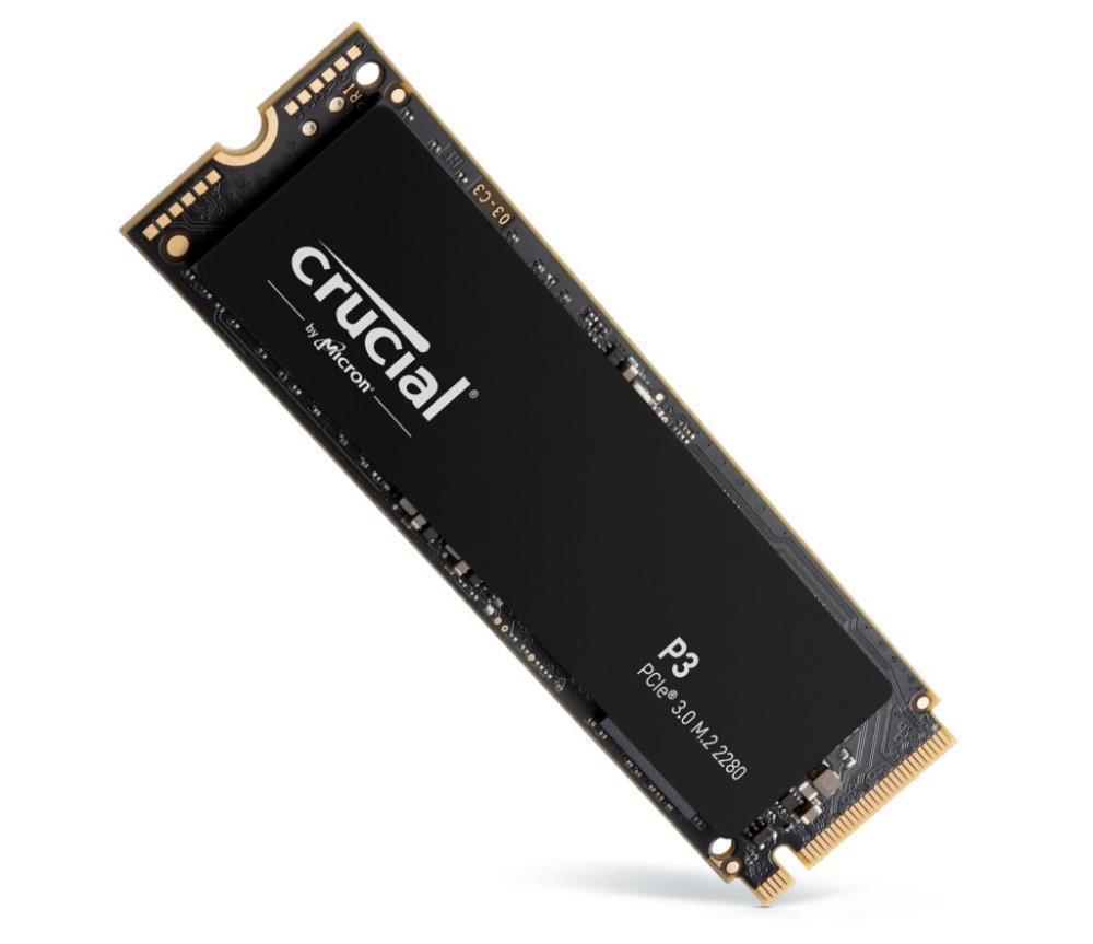 SSD CRUCIAL P3 4TB M.2 PCIE NVMe 3D NAND Write speed 3000 MBytes/sec Read speed 3500 MBytes/sec TBW 800 TB CT4000P3SSD8  CT4000P3SSD8 649528918819