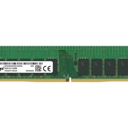 Server Memory Module MICRON DDR4 16GB UDIMM/ECC 3200 MHz CL 22 1.2 V MTA9ASF2G72AZ-3G2R  MTA9ASF2G72AZ-3G2R 649528929426