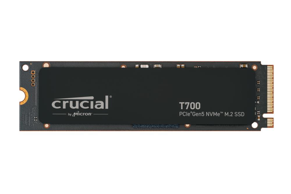 SSD CRUCIAL T700 4TB M.2 PCIe Gen5 NVMe TLC Write speed 11800 MBytes/sec Read speed 12400 MBytes/sec TBW 2400 TB CT4000T700SSD3  CT4000T700SSD3 649528935687