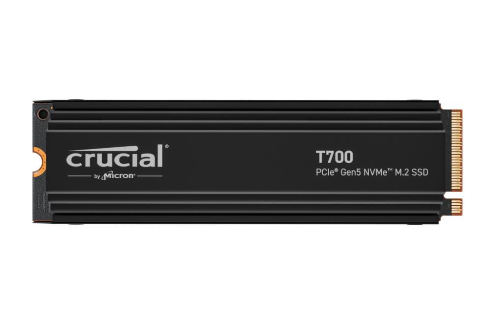 SSD CRUCIAL T700 4TB M.2 PCIe Gen5 NVMe TLC Write speed 11800 MBytes/sec Read speed 12400 MBytes/sec TBW 2400 TB CT4000T700SSD5  CT4000T700SSD5 649528936721