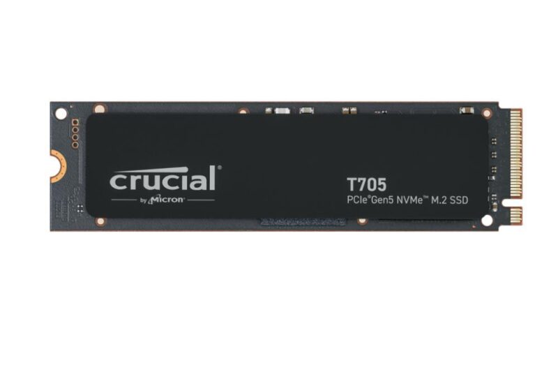 SSD CRUCIAL T705 2TB M.2 PCIe Gen5 NVMe Write speed 12700 MBytes/sec Read speed 14500 MBytes/sec TBW 1200 TB CT2000T705SSD3  CT2000T705SSD3 649528940179