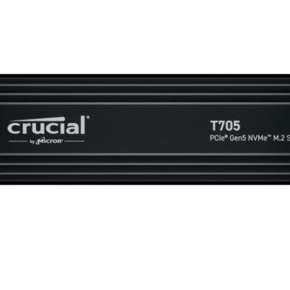 SSD CRUCIAL T705 2TB M.2 PCIe Gen5 NVMe Write speed 12700 MBytes/sec Read speed 14500 MBytes/sec TBW 1200 TB CT2000T705SSD5  CT2000T705SSD5 649528940339