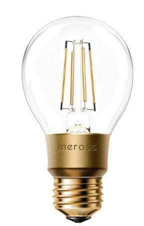 Smart Light Bulb MEROSS Power consumption 6 Watts 2700 K Beam angle 180 degrees MSL100HK(EU)  MSL100HK(EU) 680306682980