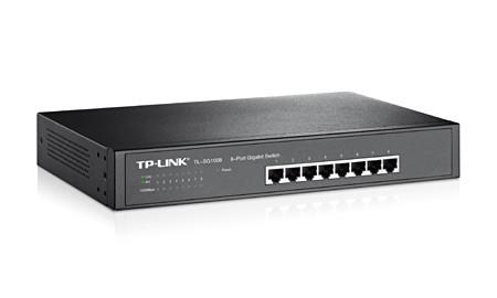 Switch TP-LINK Rack 8x10Base-T / 100Base-TX / 1000Base-T TL-SG1008  TL-SG1008 6935364020019