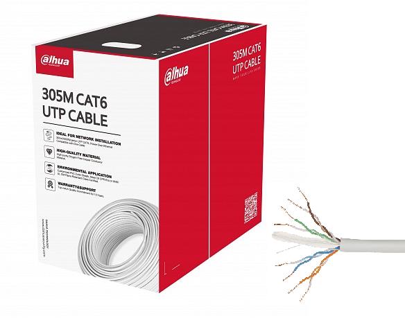 CABLE CAT6 UTP 305M WHITE/PFM920I-6UN-C DAHUA  PFM920I-6UN-C 6939554998560